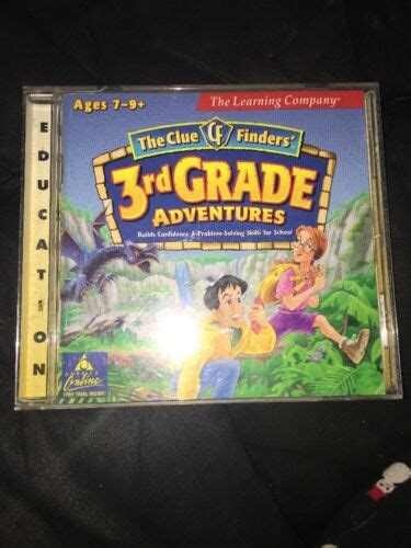 The Cluefinders 3rd Grade Adventures Learning Company Pc Cd Rom Ship N