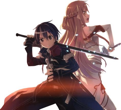 Kirito And Asuna 1sword Art Online By Zerolshikumai Sword Art Sword