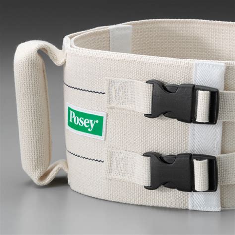 Posey Ergonomic Walking Belt Extra Wide Gait Belt With Handles For