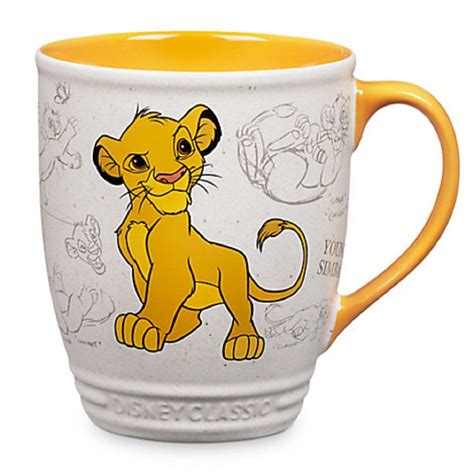 Disney Store Simba Classic Coffee Mug Cup The Lion King