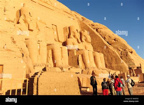 Egypt Abu Simbel Temple Of Ramses Ii Stock Photo Alamy