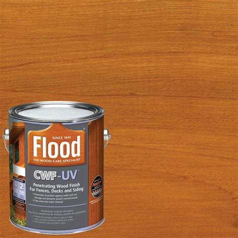 Flood 1 Gal Cedar Tone Cwf Uv Oil Based Exterior Wood Finish Fld520 01