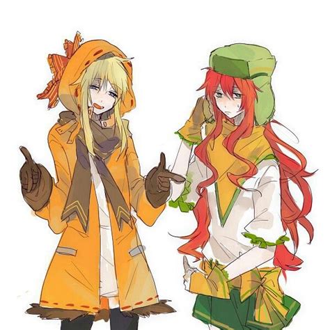 Genderbent Kenny And Kyle South Park Anime South Park Fanart Kenny South Park Kyle Broflovski