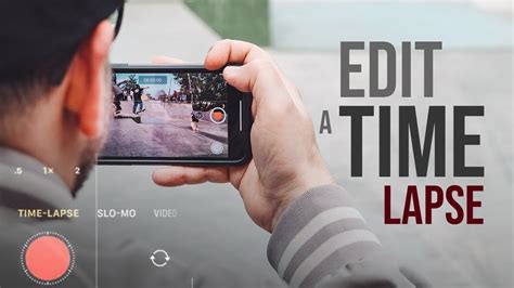 How To Edit Iphone Time Lapse Video Youtube
