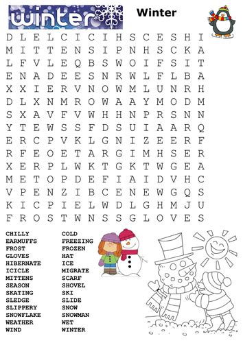 Seasons Word Search Pack By Sfy773 Uk Teaching Resources Tes