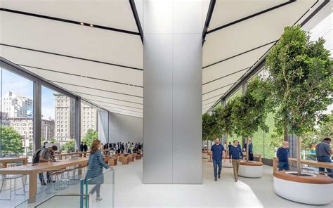 Foster Partners Apple Store Opens In San Francisco