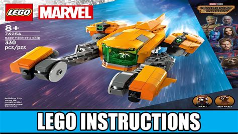 Lego Instructions Marvel Super Heroes 76254 Baby Rockets Ship