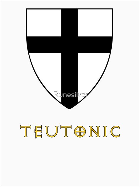 Teutonic Knights T Shirt For Sale By Runesilver Redbubble