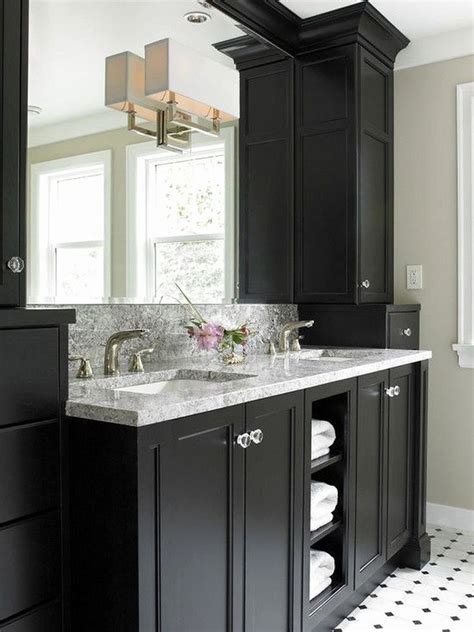 Black Bathroom Cabinet Ideas Unique 45 Gorgeous Bathroom Cabinet