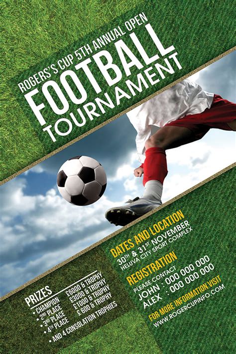 Football Tournament Flyer On Behance