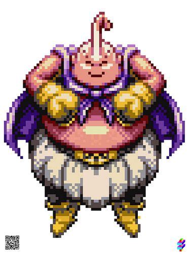 Which is the most popular dragon ball z game? TOLL TROLL Majin Boo | Perler beads, Beads and Hama beads