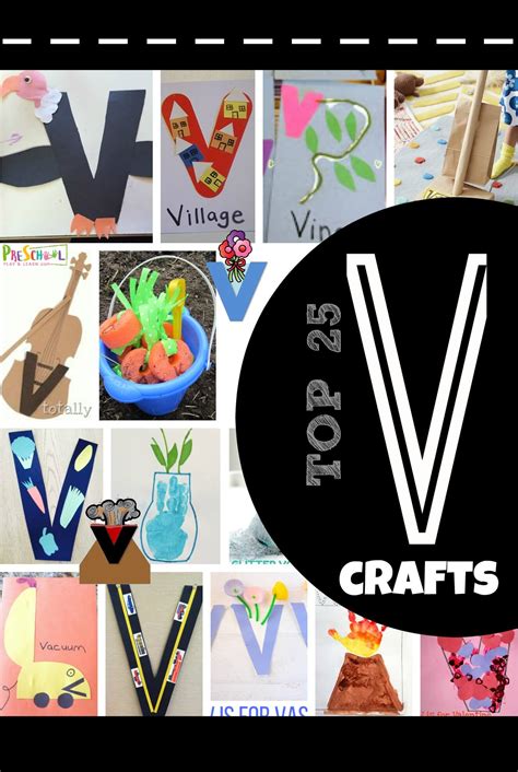 Letter V Craft Activities For Preers