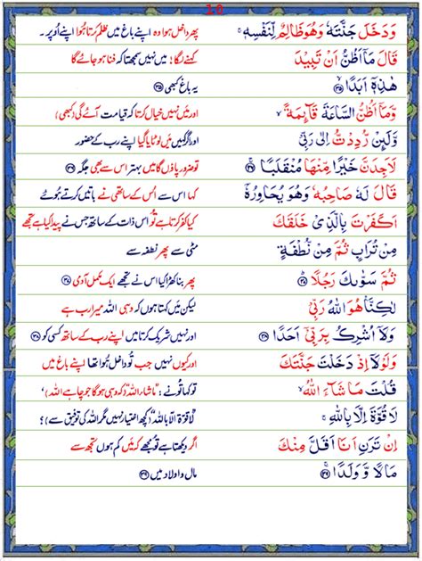 Surah Kahf Urdu Quran O Sunnat