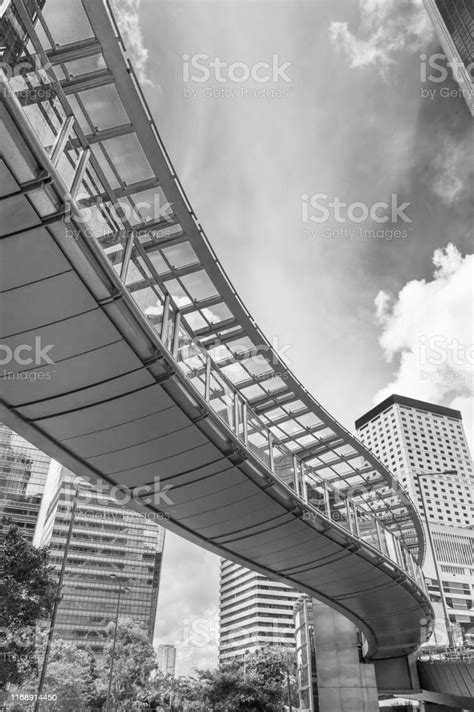 Modern Pedestrian Walkway Stock Photo Download Image Now Abstract