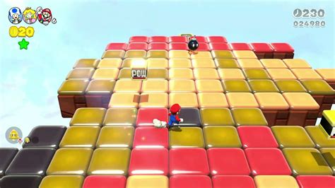Super Mario 3d World First Time Players Bob Ombs Below Youtube