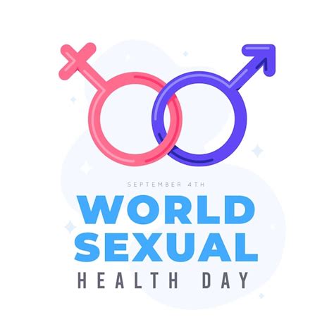 Male And Female Symbols World Sexual Health Day Free Vector