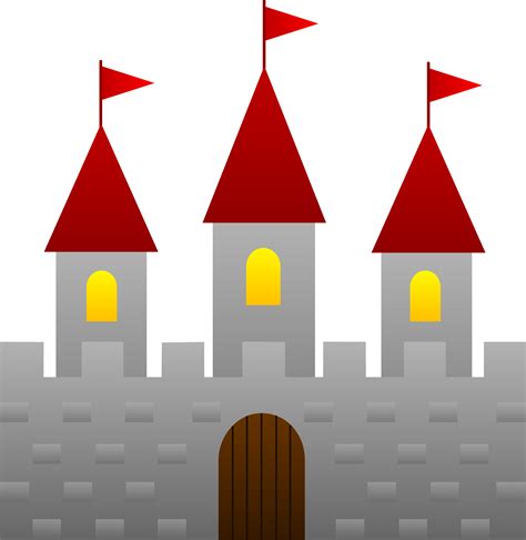 Castle Border Clipart Clip Art Free Fantasy Medieval Clipartfox
