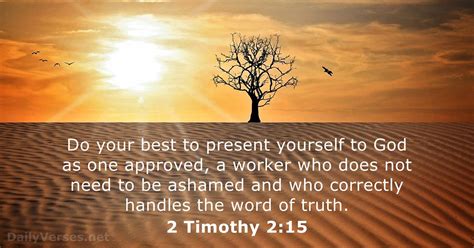 2 Timothy 215 Bible Verse