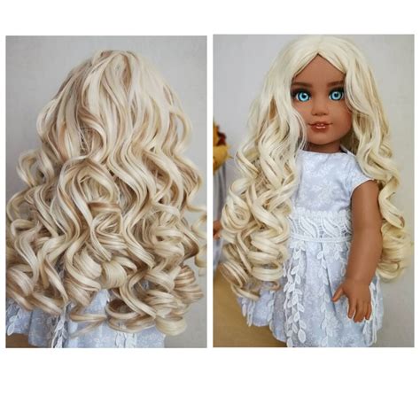 American Girl Doll Wig сurly Doll Replacement Wigs Fit Etsy