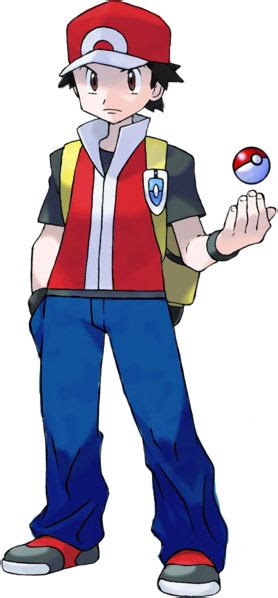 Pokemon Trainer Red In Color By Redgaijin1991 On Deviantart