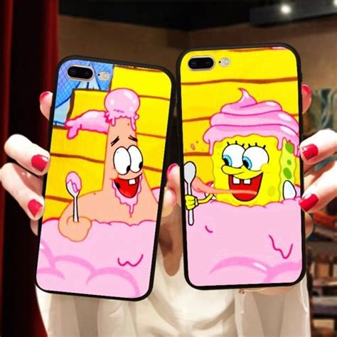 Funny Spongebob Patrick Best Friends Iphone Case Iphone Cases For Iphone X Xs Bff Iphone