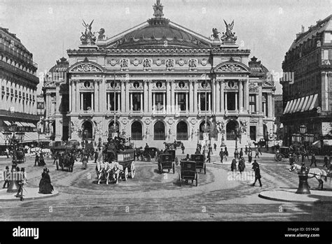 Grand Opera House Paris France Circa 1890 Stock Photo Alamy