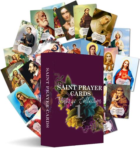 54 Assorted Catholic Saints Prayer Holy Cards 2 Sets Of