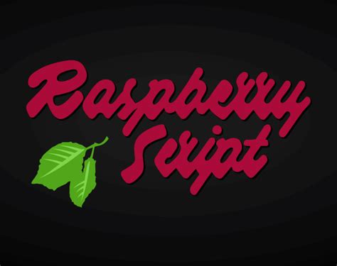 Raspberry Script Font Script Fonts Script Fonts Download Script