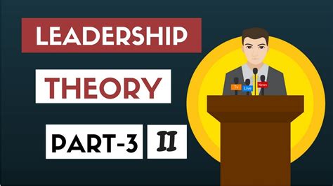 The theory proposed that the behavior of leaderships can be exercised in different situations and times by the same leader. Leadership Theory Part-3 - II : Situational Theories ...