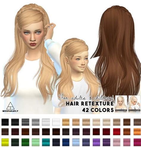 Miss Paraply Hair Retexture Maysims 04f • Sims 4 Downloads Sims 4