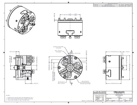 Model 4 120 3 Rotating Air Chucks On Microcentric Corp