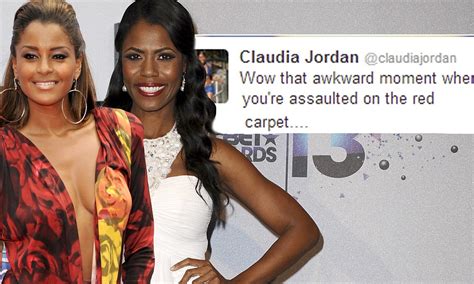 Bet Awards 2013 Claudia Jordan Accuses Omarosas Mother 65 Of