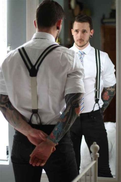 Uniform For Bartender Suspenders Fashion Suspenders Men Suspenders