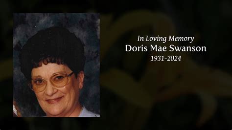 Doris Mae Swanson Tribute Video