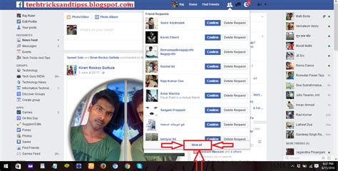 Confirm All Facebook Friends Requests At Once