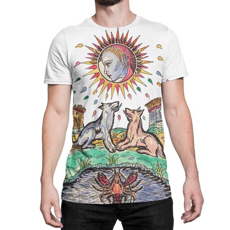 The moon indicates that things may seem somewhat confusing to you now. The Moon Tarot Card Large Print T-Shirt - Tarot T-Shirts