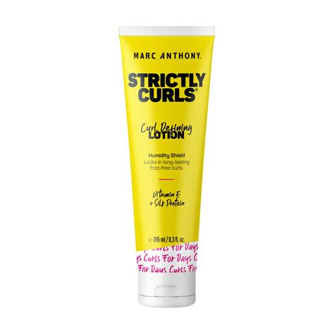 Marc Anthony Strictly Curls Defining Lotion And Heat Protectant Hair Gel For Anti Frizz And Hold