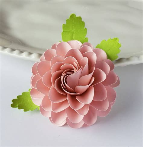 Paper Flower Templates Cricut Flower Love