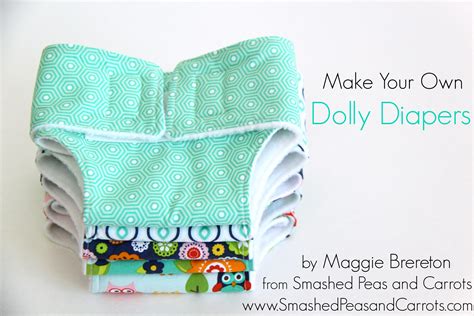 How To Make Dolly Diapers And A Free Pdf Pattern Sewing Pinterest