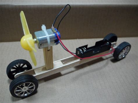 Diy Motorised Toy Car Kit Long Propeller Car Barangshop