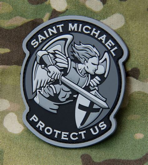 Msm Saint Michael Modern Pvc Morale Patch Tactical Distributors