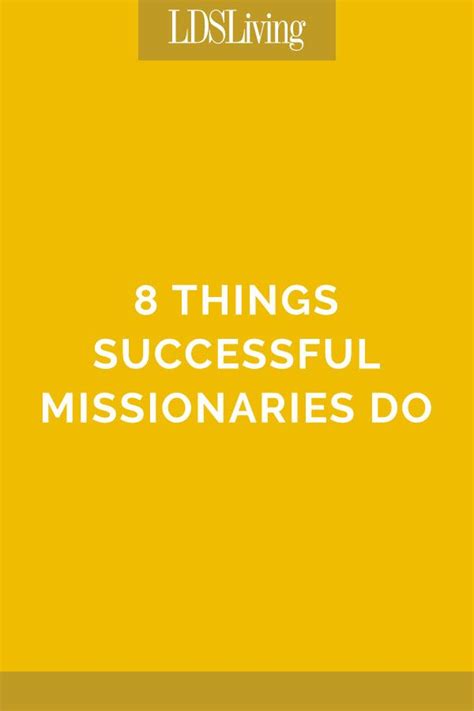 A Mission Is A Lot Of Work And Missionaries Need The Support Of Those At Home Sometimes When