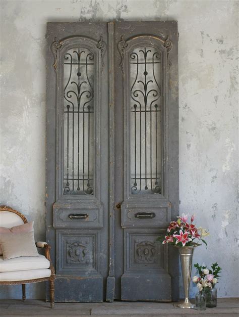 Beautiful Antique Doorsi Would Hinge Them Together Put Vintage Doors