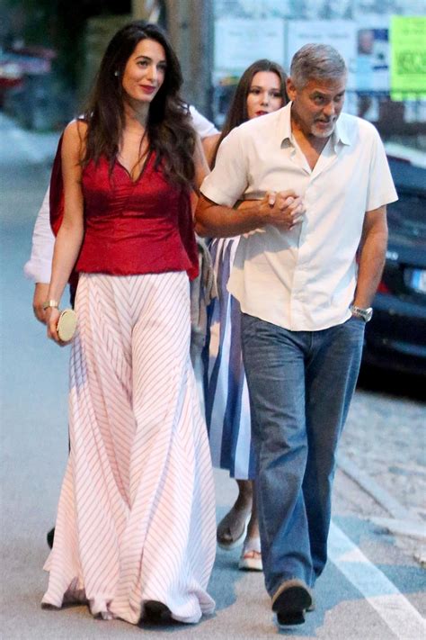 Updated 11:01 pm et, thu april 22, 2021. George and Amal Clooney Show Adorable PDA on Date Night in ...
