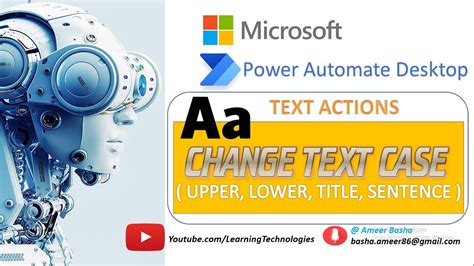 Power Automate Desktop How To Work With Change Text Case Action