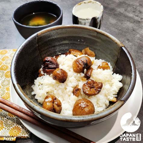 Japanese Recipe Kuri Gohan Japanese Rice With Chestnuts 🌰 Japan Taste