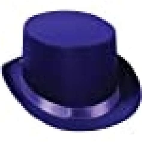 Geekshive Satin Sleek Top Hat Purple Party Accessory 1 Count
