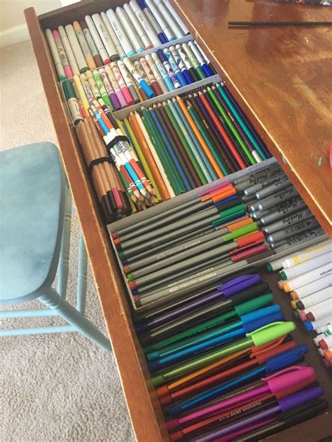 24 Woman Reveals How She Transformed A Cupboard Into A Stationery Nook