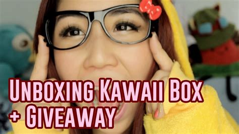 Kawaii Box Unboxing Giveaway January 2015 Youtube