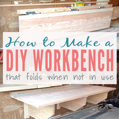 Diy Folding Workbench Easy Instructions For Building A Floating Workspace